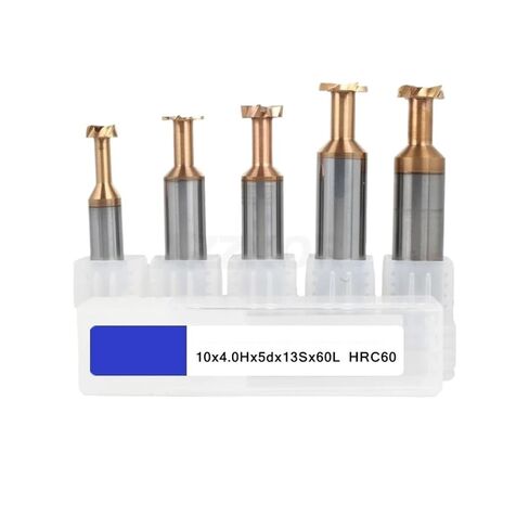 Tungsten Steel Alloy T-Slot Milling Cutters - High Precision Machining Tools for Hard Steel and Alloy Steels (1 PCS)(2x1.0Hx1.0dx3Sx50L) in Kuwait