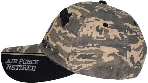 Trade Winds Air Force Retired ACU Digital Camo Shadow Acrylic Embroidered Hat Cap - Officially Licensed in Kuwait
