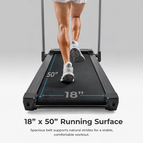 أجهزة المشي الصحية واللياقة البدنية من Sunny بأحجام ذات سطحين وميزات مائلة مع تطبيق Bluetooth وSunnyFit in Kuwait