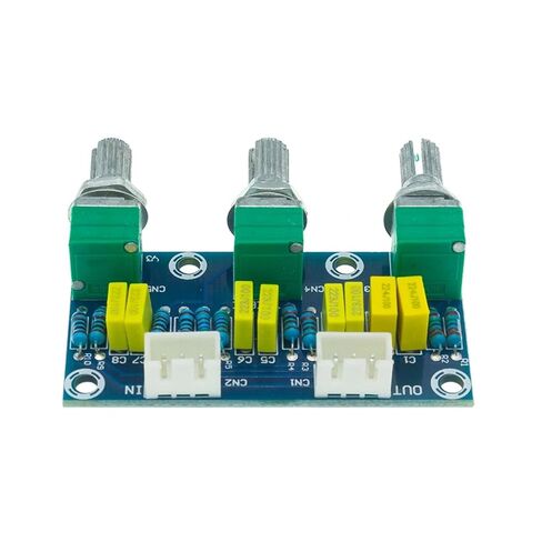 XH-M802 لوحة النغمة السلبية مكبر للصوت وحدة الطاقة Preamp منخفضة عالية تعديل الصوت الإلكترونية لتقوم بها بنفسك PCB الإلكترونية in Kuwait