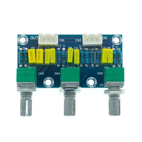 XH-M802 لوحة النغمة السلبية مكبر للصوت وحدة الطاقة Preamp منخفضة عالية تعديل الصوت الإلكترونية لتقوم بها بنفسك PCB الإلكترونية in Kuwait