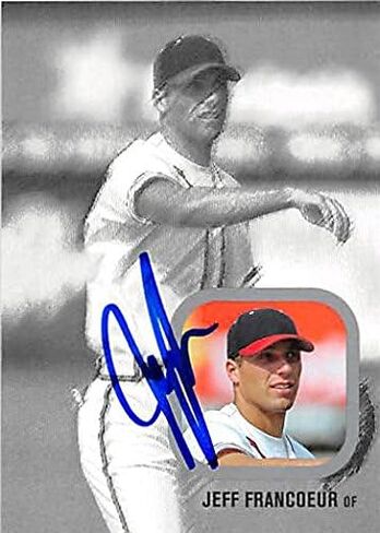 123188 Atlanta Braves Ft 2002 Just Minors رقم 7 بطاقة بيسبول موقعة من Jeff Francoeur in Kuwait