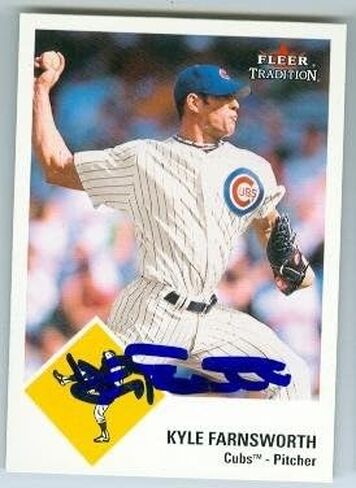 Autograph 158335 Chicago Cubs 2003 Fleer Tradition No. U47 Kyle Farnsworth Autographed Baseball Card in Kuwait