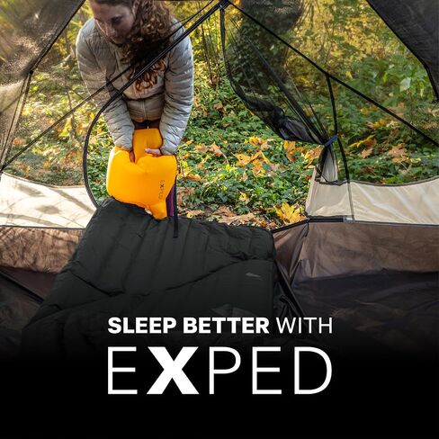 Exped MegaMat Ultra - Self Inflating Air Mattress with 10cm Microfiber Insulation for Car Camping, Backpacking & SUV Adventures, Long X-Wide in Saudi Arabia