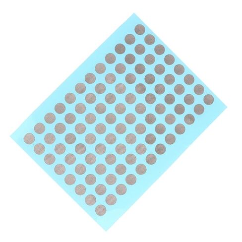 96PCS 6mm Round Conductive Repair Tape Button Fixing Tape Polyester Texture for Remote Controls and Gaming Controllers in Kuwait