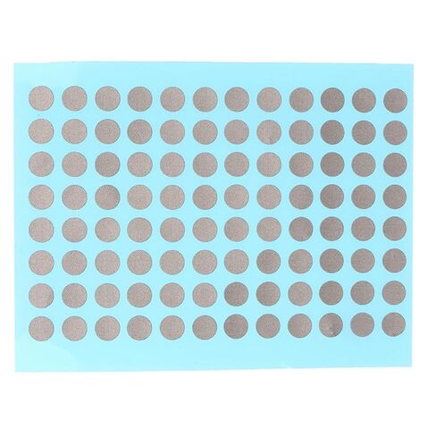 96PCS 6mm Round Conductive Repair Tape Button Fixing Tape Polyester Texture for Remote Controls and Gaming Controllers in Kuwait