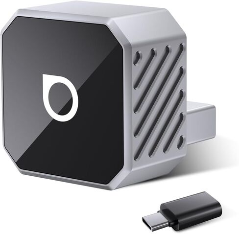 OTTOCAST Mini Cube 3.0 Wireless Carplay Adapter & Android Auto Wireless Adapter Silver (2-in-1) – Plug & Play for iPhone & Samsung/Android Phones, Auto-Reconnect Two Drivers, Stable 5GHz WiFi in Saudi Arabia