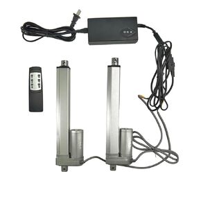 طقم المحرك الخطي مزود بمحركين للتحكم عن بعد AC220V محول الطاقة بحد أقصى 2000N IP65 (80 كجم 15 مم لكل ثانية، 300 مم) in Kuwait