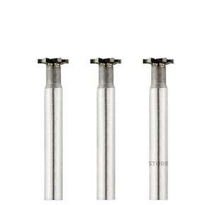 Alloy T-Slot Milling Cutters - Tungsten Steel Straight Shank Endmills for Keyway Machining - 1PCS(10mm 20Dx12dx90L) in Kuwait