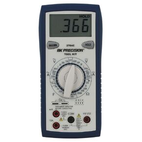 مجموعة أدوات قياس يدوية B&K Precision 2704C بمقياس رقمي متعدد مع اختبار الترانزستور in Kuwait