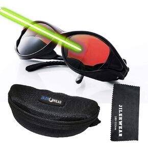 نظارات أمان الليزر JILERWEAR OD 6+ لليزر 180-532 نانومتر بنفسجي / أزرق / أخضر | لليزر البنفسجي والأزرق والأخضر بما في ذلك. 405/445/450/473/532 نانومتر؛ استخدام آلة النقش in Kuwait