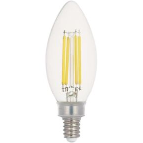 Westinghouse Lighting 5358000 5.5 Watt (100 Watt Equivalent) B11 Dimmable Clear Filament LED Light Bulb, Candelabra Base in Kuwait