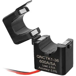 محول التيار المنفصل QNCTK1-36 200/5 300/5 400/5 500/5 600/5 5A المشبك على المستشعر الحالي محول الطاقة من النوع المفتوح (QNCTK1-24 250A-5A) in Kuwait