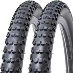 2 PCS 24x2.125 Bike Tires 57-507 24 inch Replacement Bike Tires for Mountain, MTB, Off-Road, Hybrid Bike, Clincher Tire (M-056) in Kuwait