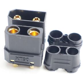 5 Pairs of Black XT90H Male and Female Connector Plugs in Kuwait