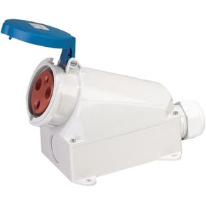 3P 63A Industrial Waterproof Socket SP-1137 Exposed in Kuwait