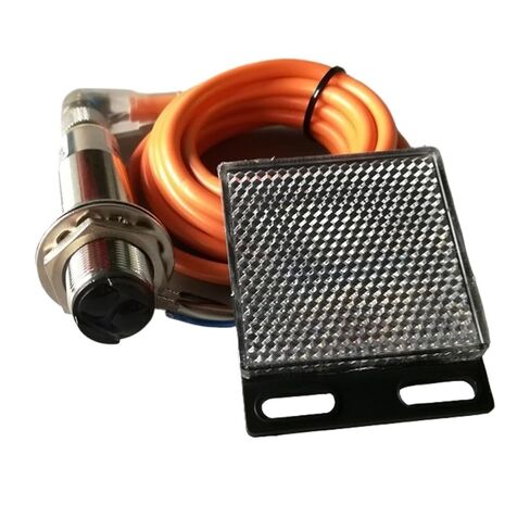 Sensor Switch Npn 4wire 2m Distance No+nc Infrared Reflective Mirror Type with Sensor Connector in Kuwait