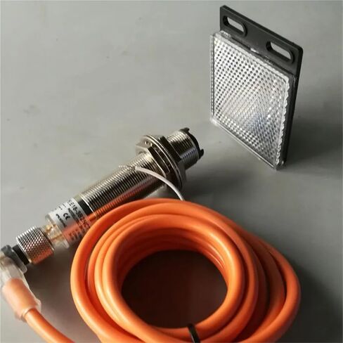 Sensor Switch Npn 4wire 2m Distance No+nc Infrared Reflective Mirror Type with Sensor Connector in Kuwait
