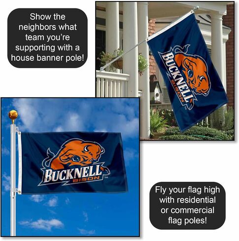 شعار Bucknell Bison 3x5 علم جروميت in Kuwait