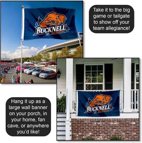 شعار Bucknell Bison 3x5 علم جروميت in Kuwait
