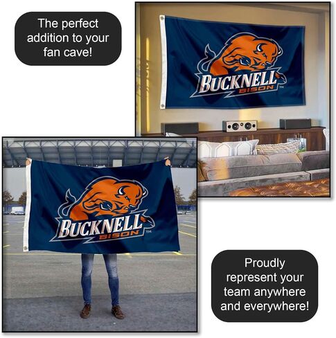 شعار Bucknell Bison 3x5 علم جروميت in Kuwait