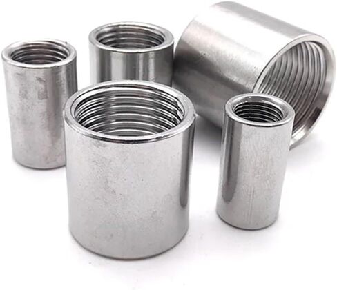1 قطعة 1/8 "1/4" 1/2 "3/8" 3/4 "1" 1-1/4 "1-1/2" 304 الفولاذ المقاوم للصدأ BSPT أنثى تركيبات الأنابيب الملولبة موصل الغاز المياه موصل (1/4") in Kuwait