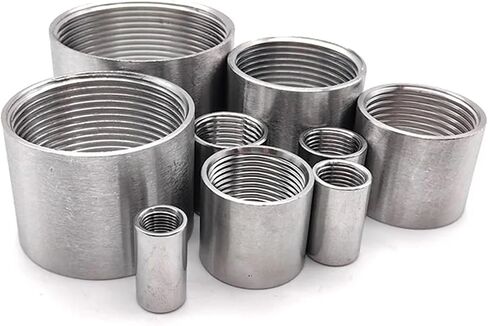 1 قطعة 1/8 "1/4" 1/2 "3/8" 3/4 "1" 1-1/4 "1-1/2" 304 الفولاذ المقاوم للصدأ BSPT أنثى تركيبات الأنابيب الملولبة موصل الغاز المياه موصل (1/4") in Kuwait