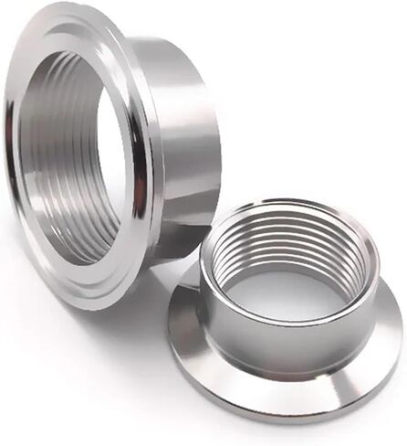 1 قطعة TriClamp Bspt 304 الفولاذ المقاوم للصدأ 1/4 "3/8" 1/2 "3/4" 1 "1-1/4" 1-1/2" محول تركيبات أنابيب أنثى (الطويق 64 مللي متر ، 1") in Kuwait