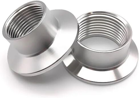 1 قطعة TriClamp Bspt 304 الفولاذ المقاوم للصدأ 1/4 "3/8" 1/2 "3/4" 1 "1-1/4" 1-1/2" محول تركيبات أنابيب أنثى (الطويق 64 مللي متر ، 1") in Kuwait