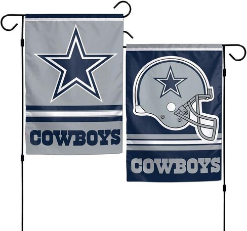 WinCraft Dallas Cowboys Polyester 12"X18" 2 Sided Garden Yard Wall Flag in Kuwait