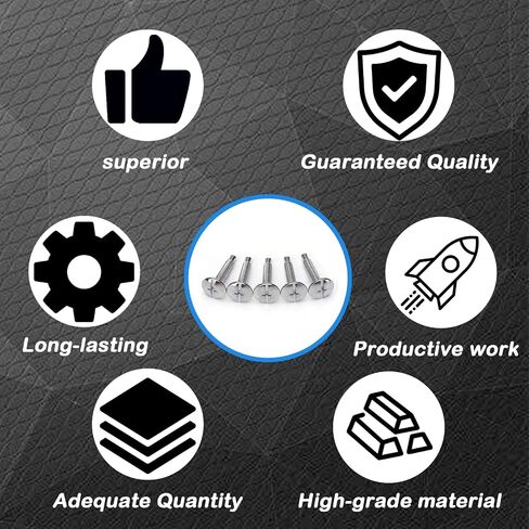 Electrical Panel Screws for Siemens and Square D 20 Pcs | Steel Panel Cover Screws Compatible with QO, Homeline, Murray & EQ Type Load Centers in Saudi Arabia