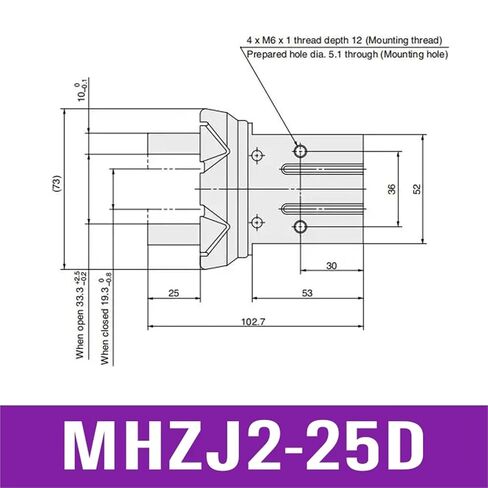 MHZJ2 سلسلة القابض الهوائي من النوع المتوازي مع غطاء غبار MHZJ2-16D MHZJ2-20D MHZJ2-10D MHZJ2-25D(MHZJ2-25D) in Kuwait