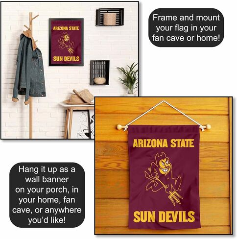Arizona State Sun Devils Logo Garden Banner Flag in Kuwait