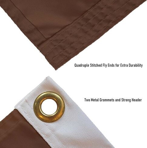College Flags & Banners Co. Brown Bears Logo Large Grommet Banner Flag in Kuwait