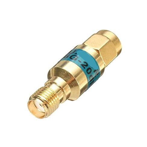 مخفف SMA 2 وات من النحاس المطلي بالذهب، نطاق التردد DC-6 جيجا هرتز، المعاوقة 50 أوم (5 ديسيبل) in Kuwait