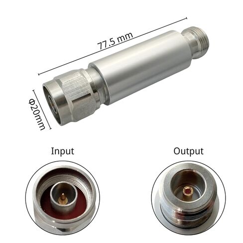 مخفف ثابت N-JK بقدرة 2 واط، 50 أوم (30 ديسيبل، DC-6G) in Kuwait