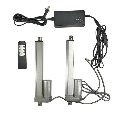 طقم المحرك الخطي مزود بمحركين للتحكم عن بعد AC220V محول الطاقة بحد أقصى 2000N IP65 (80 كجم 15 مم لكل ثانية، 300 مم) in Kuwait