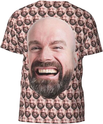 Custom Face Shirt Personalized Create Your Own Shirt with Photo Image Customized Shirts for Men Women in Kuwait