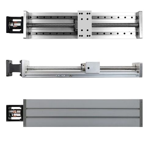 حواجز توجيهية خطية صغيرة طاولة منزلقة 100 مم عرض الوحدة الخطية Z محور MGR12 القضبان SFU1605/1610 الكرة اللولبية (SFU1605 لـ Nema23،500 مم) in Kuwait