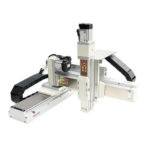 QRXQ RXT80 السكتة الدماغية 500 مم إلى 1100 مم مشغل دليل الحركة الخطية شريحة السكك الحديدية الخطية المزدوجة 1605 1610 1620 المسمار الكروي بمحرك (الدليل، 400 مم) in Kuwait
