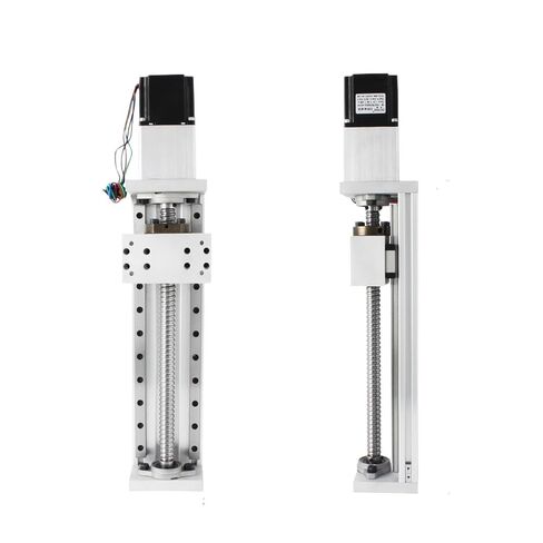 ZBX80 CNC دليل خطي المحرك المرحلة السكك الحديدية الحركة الشريحة الجدول و SFU1605 الكرة المسمار 200 مللي متر/400 مللي متر السفر (السفر 500 مللي متر) in Kuwait