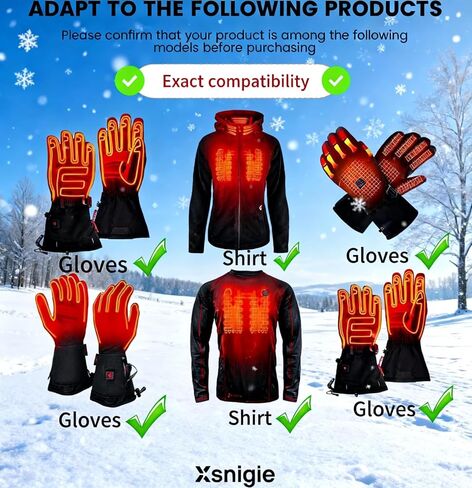 7V / 7.4V Heating Vest Battery Charger Compatible with Gerbing Dual Heated Vest/Heating Gloves/Seat Cushion/Jacket, for Gyde Charges 2 Batteries Replacement 8.4V 1.2A G0715U Power Adaptor Cord in Kuwait