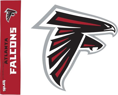 كوب Tervis مصنوع في الولايات المتحدة الأمريكية بجدار مزدوج NFL Atlanta Falcons معزول يحافظ على المشروبات باردة وساخنة، 16oz، ضخم in Kuwait