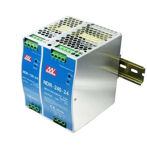 Rail Mounted Power Supply NDR AC 90-264V Input 12V/24V/ Output 75W/120W/150W DRP Motor(12V,NDR-120W) in Kuwait