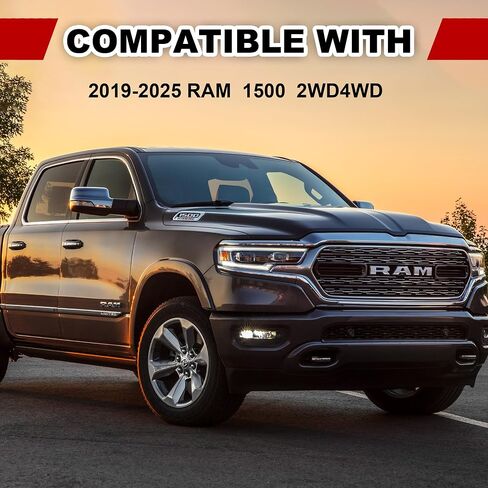 نوابض لولبية خلفية شديدة التحمل لشاحنة Ram 1500 2019-2025 2WD 4WD، توفر حملًا إضافيًا بنسبة 70% (1200 رطل إضافي) in Kuwait