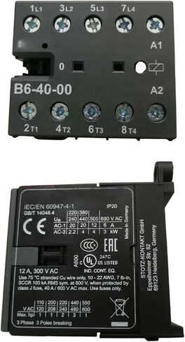 1 Pcs AC contactor B6-40-00, B7-40-00 220V in Box with Warranty,Quick Dispatch(B7-40-00) in Kuwait