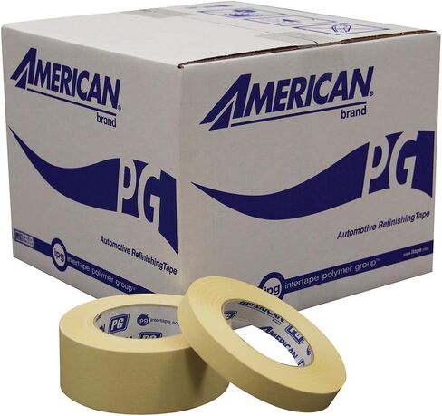 شريط لاصق للسيارات من الدرجة الممتازة IPG American، مقاس 1.88 بوصة × 60 ياردة، أسمر ضارب للصفرة، (24 عبوة) in Kuwait