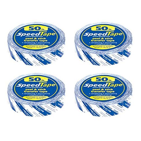 FastCap STAPE.1X50 SpeedTape 1 بوصة × 50 قدم شريط سريع للتقشير واللصق، 4 عبوات in Kuwait