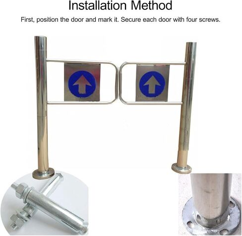 Automatic Self-Closing Safety Gate for Store Entrances and Restricted Areas in Kuwait