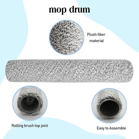 Replacement Part for Ecovacs Deebot X12 Pro Omni Robot Cleaner.1 Main Brush, 2 Filters, 4 Side Brushes, 4 Mop Drum, 4 Filter Cotton, 1Screwdriver, Cleaning Brush. in Kuwait